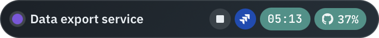 Tracker bar: With Copilot usage