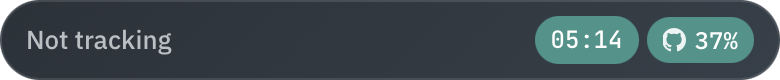 Tracker bar: Not tracking